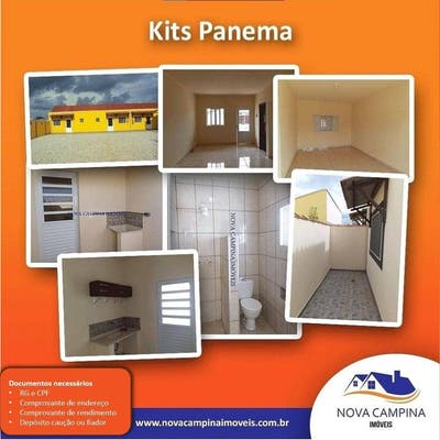 KIT PANEMA 04 - Kitnet em Capauva, Campina do Monte Alegre - para locação - NOVA CAMPINA IMÓVEIS