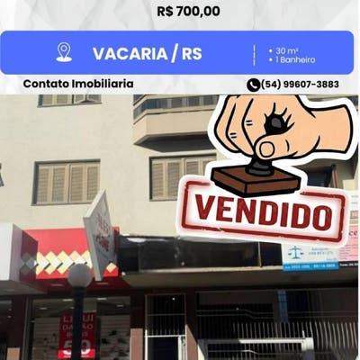 Aluga Sala Comercial , Centro - Vacaria - Salas Comerciais em Centro, Vacaria - para locação - HB2 NEGOCIOS IMOBILIARIOS LTDA