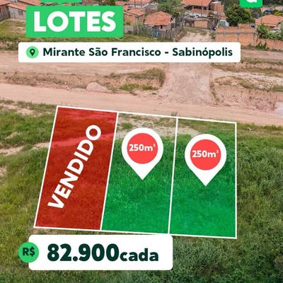 Oportunidade no Loteamento Mirante São Francisco 📍 - Lote/Terreno em Sabinópolis - à venda - Gama Imobiliária