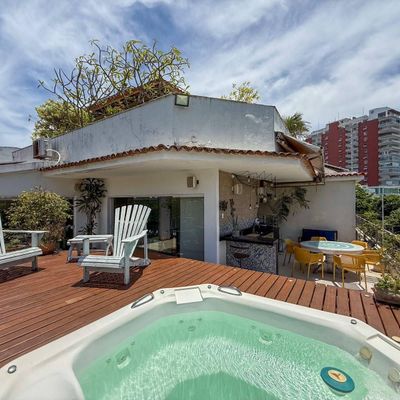 Cobertura Duplex 460m² com Piscina, na Barra da Tijuca, Rio de Janeiro/RJ. - Cobertura em Barra da Tijuca, Rio de Janeiro - à venda - Ativa Imobiliária LTDA