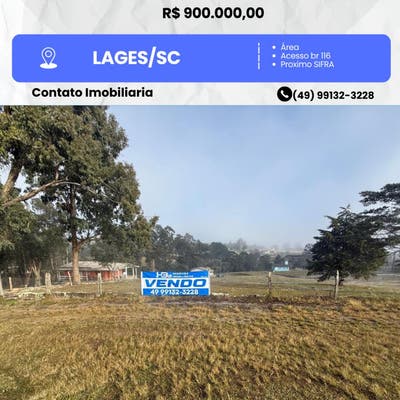 TERRENO À VENDA - Lote/Terreno em Lages - à venda - HB2 NEGOCIOS IMOBILIARIOS LTDA