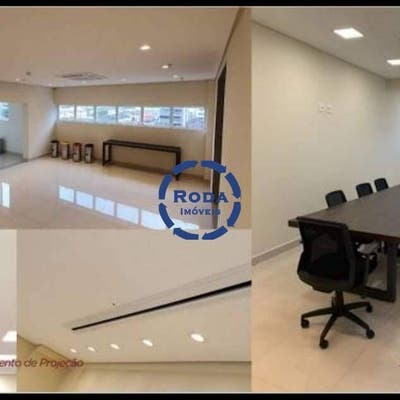CONJUNTO COMERCIAL VILA MATHIAS - Escritório em Santos - para locação - A.AYRES IMÓVEIS LTDA