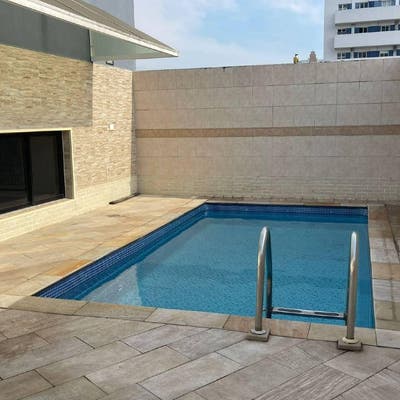 Cobertura Duplex com 240m² com 3 quartos Piscina no coração do Boqueirão - Cobertura em Boqueirão, Santos - à venda - A.AYRES IMÓVEIS LTDA