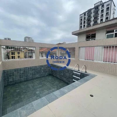 Sobreposta Alta Duplex à Venda – 250m² | 3 Suítes | Piscina | 2 Vagas – Santos/SP - Casa em Boqueirão, Santos - à venda - A.AYRES IMÓVEIS LTDA