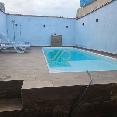 Casa com Piscina - Maracanã - Praia Grande - Casa em Maracanã, Praia Grande - à venda - Daniela Perez Imoveis