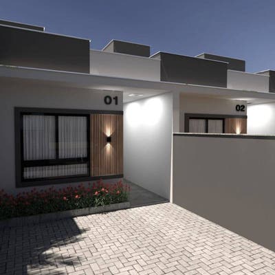 GEMINADO TÉRREO COM 2 QUARTOS | TRÊS RIOS DO SUL - Casa Geminada em Três Rios do Sul, Jaraguá do Sul - à venda - D2 Imóveis