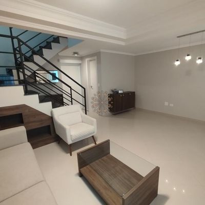 SOBRADO NO BAIRRO SANTA FELICIDADE EM CONDOMINIO COM 3 QUARTOS E JARDIM! - Sobrado em Santa Felicidade, Curitiba - à venda - SCHAEFER IMOVEIS LTDA