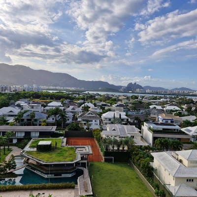 Apartamento para Alugar em Condomínio na Barra com 4 Suites e Vista para Lagoa - Apartamento em Barra da Tijuca, Rio de Janeiro - para locação - Ativa Imobiliária LTDA