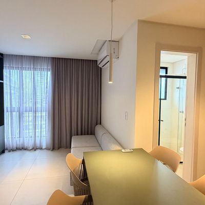 Apartamento Loft para locação anual, mobiliado, equipado, uma vaga de garagem, Edifício 4Sete, no bairro Centro, Itajaí-SC - Flat/Loft/Estúdio em Centro, Itajaí - para locação - I3 CORRETORES ASSOCIADOS S/S
