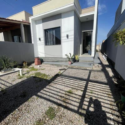 CASA LAGO FELIZ COM PASSAGEM LATERAL - Casa em Nova Descoberta, Tijucas - à venda - Império do Vale Negócios Imobiliários