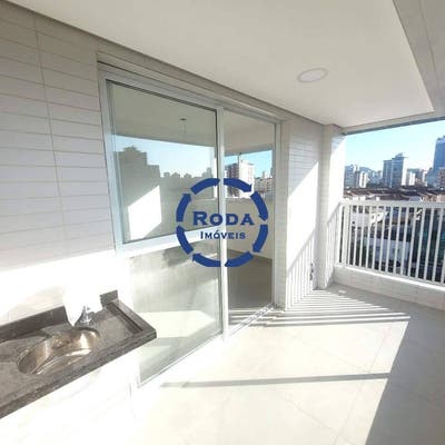 Apartamento Novo com 1 Suíte e Varanda Gourmet para locação na Aparecida, Santos - Apartamento em Aparecida, Santos - para locação - A.AYRES IMÓVEIS LTDA