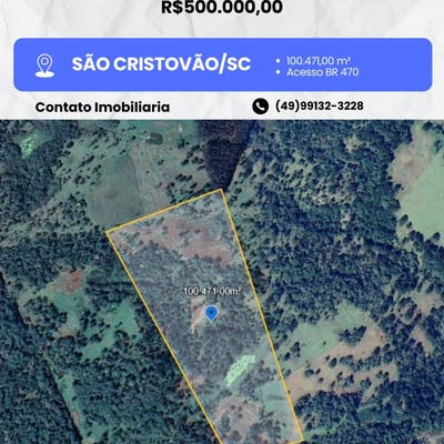ÁREA RURAL Á VENDA - Terreno - à venda - HB2 NEGOCIOS IMOBILIARIOS LTDA
