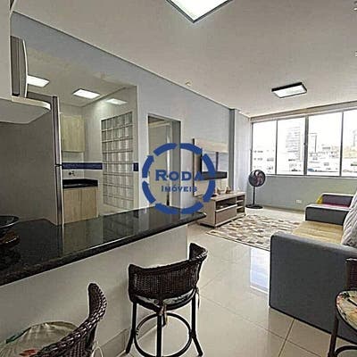 Apartamento reformado com 1 dormitório perto da praia no Gonzaga - Apartamento em Gonzaga, Santos - à venda - A.AYRES IMÓVEIS LTDA