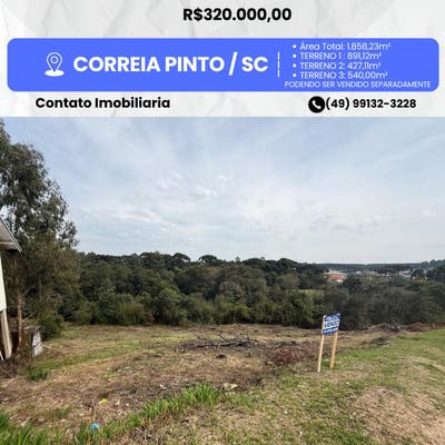 TERRENOS À VENDA - Lote/Terreno em São Pedro, Correia Pinto - à venda - HB2 NEGOCIOS IMOBILIARIOS LTDA