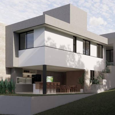 Casa 4 Quartos com Suíte e Área Gourmet em Construção No Guarujá Mansões em Betim - Duplex em Guarujá, Betim - à venda - Via M Empreendimentos Imobiliários Ltda