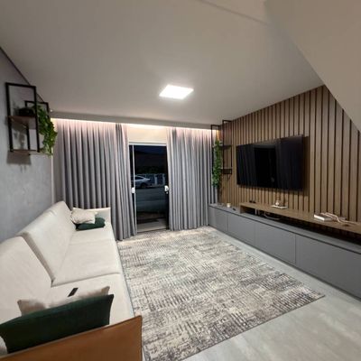 Geminado Semimobiliado com Piscina no Centenário com 1 Suite + 2 Quartos - Casa Geminado Duplex em Centenário, Jaraguá do Sul - à venda - Imobiliária SMART