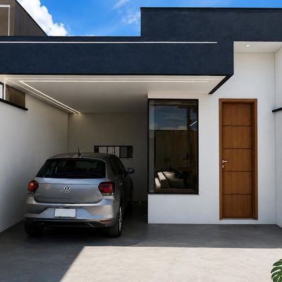 Linda Casa 3 quartos 1 suíte Bairro Cidade Nova, Igarapé - Casa Geminada em Cidade Nova, Igarapé - à venda - Via M Empreendimentos Imobiliários Ltda