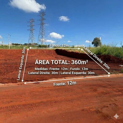 TERRENO 360M² A VENDA NO BAIRRO BATUQUE - Lote/Terreno em BATUQUE, Monte Carmelo - à venda - Unijés Negócios Imobiliários LTDA