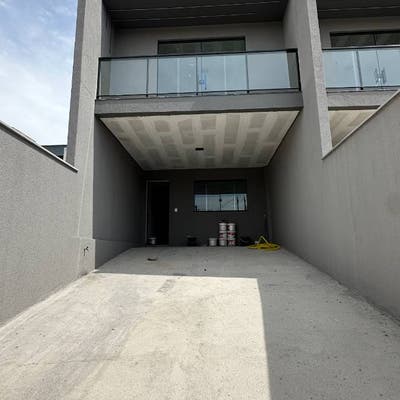 Linda Casa Geminada 3 Quartos com Suíte e Jardim de Inverno no Vila Verde em Betim - Casa Geminada em Vila Verde, Betim - à venda - Via M Empreendimentos Imobiliários Ltda