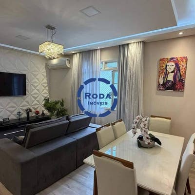 Apartamento Amplo com 4 Quartos na Aparecida – 115m² e 1 Vaga Demarcada - Apartamento em Aparecida, Santos - à venda - A.AYRES IMÓVEIS LTDA