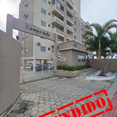 THR7756 - Lindo apartamento 02 quartos, Residencial Campo Belo, bairro Serraria, São José/SC. - Apartamento em Serraria, São José - à venda - THR IMÓVEIS LTDA