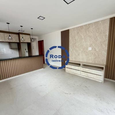 CASA SOBREPOSTA ALTA NO MARAPÉ | 2 DORMITÓRIOS | 1 SUÍTE | VARANDA GOURMET COM CHURRASQUEIRA E PIA | 1 VAGA | MóVEIS PLANEJADOS - Casa em Marapé, Santos - à venda - A.AYRES IMÓVEIS LTDA