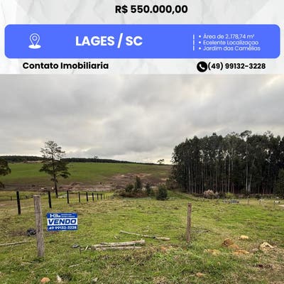 TERRENO À VENDA - Lote/Terreno em Jardim das Camélias, Lages - à venda - HB2 NEGOCIOS IMOBILIARIOS LTDA