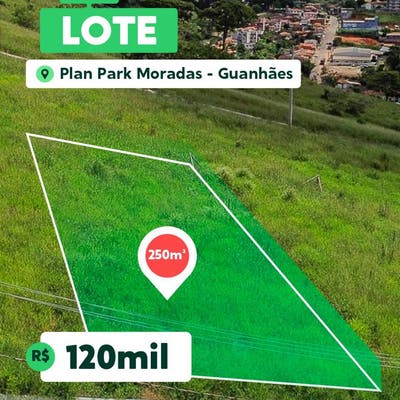 Oportunidade no Plan Park Moradas em Guanhães 📍 - Lote/Terreno em Guanhães - à venda - Gama Imobiliária