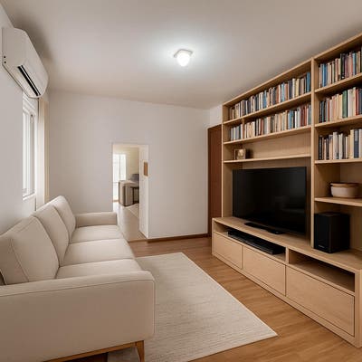 Sala de estar (melhorada por IA)