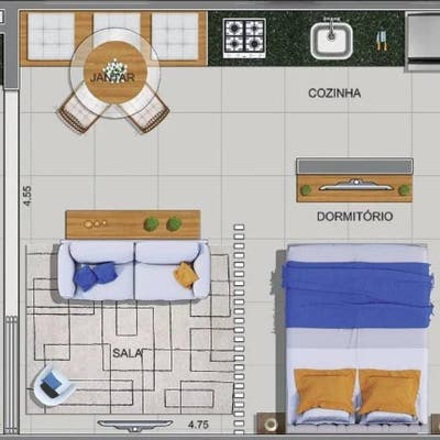 Studio moderno à venda – Excelente oportunidade para morar ou investir em Ubatuba! - Apartamento em Itaguá, Ubatuba - à venda - IALTA IMOVEIS LTDA