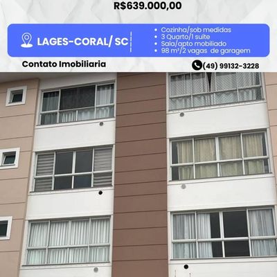 APARTAMENTO Á VENDA - Apartamento em Lages - à venda - HB2 NEGOCIOS IMOBILIARIOS LTDA