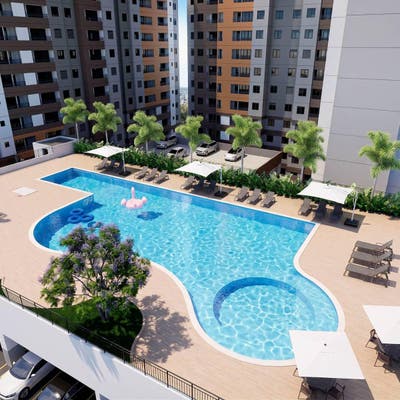 360 Home Club Taboão - Apartamento em Parque Industrial das Oliveiras, Taboão da Serra - à venda - Bem Imóvel