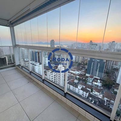 Apartamento para Locação com Vista para o Mar – 1 Suíte, Lazer Completo e 1 Vaga - Embaré - Santos/SP - Apartamento em Embaré, Santos - para locação - A.AYRES IMÓVEIS LTDA