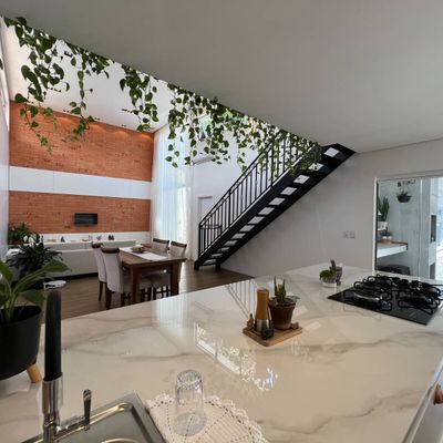 Casa Térrea Moderna com Mezanino bairro São Luís - Casa em São Luís, Jaraguá do Sul - à venda - MEGA Empreendimentos Imobiliários