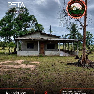 Sítio à Venda, Área Rural de Boa Vista - Boa Vista - Terreno em Área Rural de Boa Vista, Boa Vista - à venda - PETA SERVICOS IMOBILIARIOS LTDA