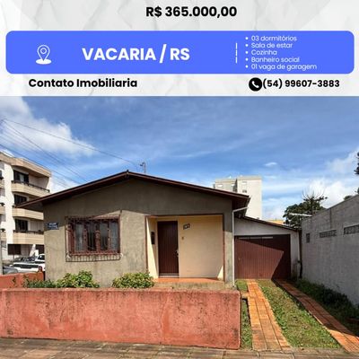 CASA À VENDA - Casa em Santa Terezinha, Vacaria - à venda - HB2 NEGOCIOS IMOBILIARIOS LTDA