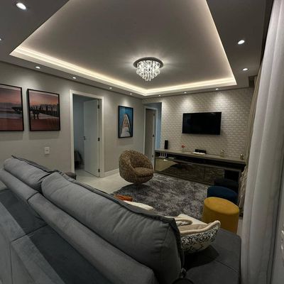Casa Alto Padrão Mobiliada com Piscina em Palmas | 4 Quartos | 200m² - Casa em Praia de Palmas, Governador Celso Ramos - à venda - ADMIR MIRANDA NEGÓCIOS IMOBILIARIOS