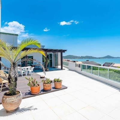 DX727 - APARTAMENTO COM 210m² E VISTA MAR DEFINITIVA NA AV. DOS COQUEIROS - Duplex em Canto Grande, Bombinhas - à venda - Marca Imobiliária