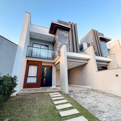Geminado 1 suíte + 2 quartos 100% mobiliado e equipado - Casa Geminado Duplex em Jaraguá Esquerdo, Jaraguá do Sul - à venda - Imobiliária SMART