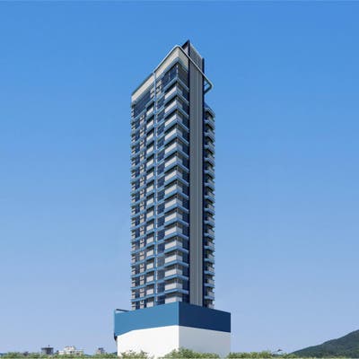 Apto 1 dormitório (1 suíte) — Blue Tower, Porto Belo/SC - Apartamento em Porto Belo - à venda - Portal Imóveis Itapema