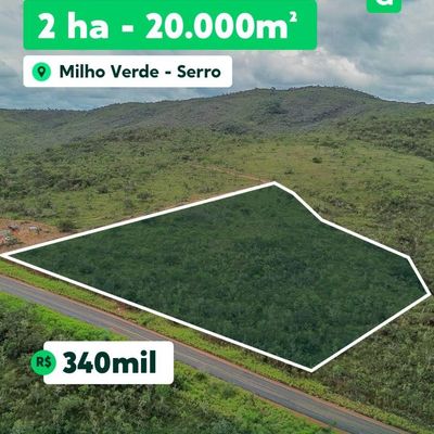 Essa área de 2 hectares (20.000m²) em Milho Verde é a oportunidade que você esperava. - Lote/Terreno em Milho Verde (Serro) - à venda - Gama Imobiliária
