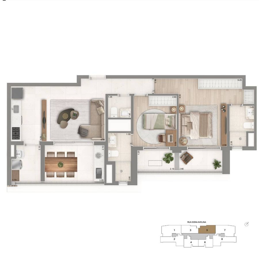 Apartamento, 2 quartos, 83 m² - Foto 5